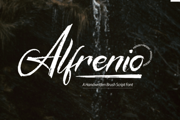 Alfrenio: The Brush Script Typeface for Handmade Branding