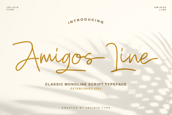 Amigos Line: The Handwritten Typeface That Brings Warmth to Your Shop