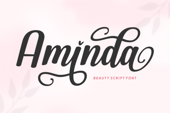 Aminda Typeface: Elevating Editorial Design with Graceful Script Typography
