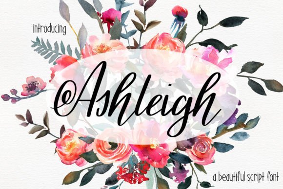 Ashleigh: A Graceful Script Typeface for Elegant Brand Identity