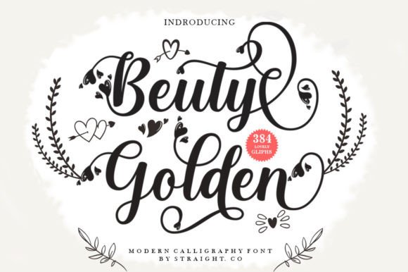 Beuty Golden: The Elegant Script Font for Real Branding Projects