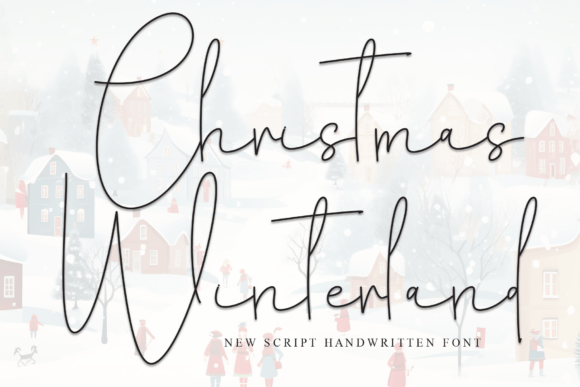 Christmas Winterland: A Playful Script Font for Festive Branding