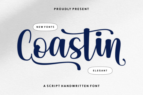 Coastin: A Script Font for Elegant Editorial Design