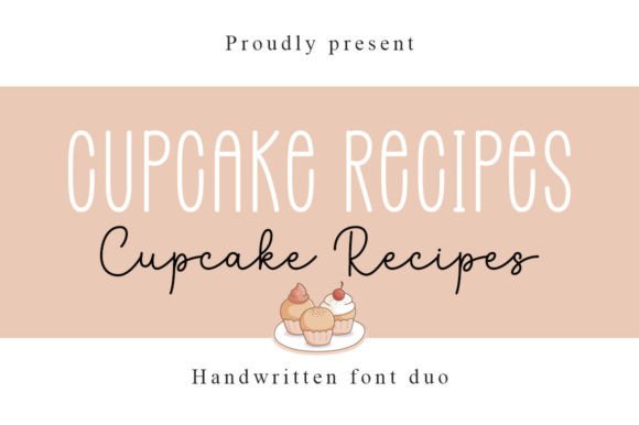 Cupcake Recipes Duo: The Perfect Typeface for Brand Consistency