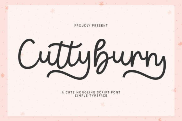 Cuttyburn: The Script Font That Elevates Your Small Business Brand