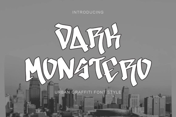 Dark Monstero: The Bold Display Typeface for Modern Web Design