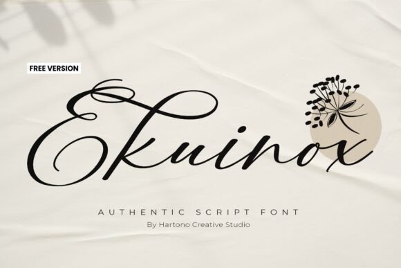 Ekuinox: A Script Typeface for Polished Digital Branding