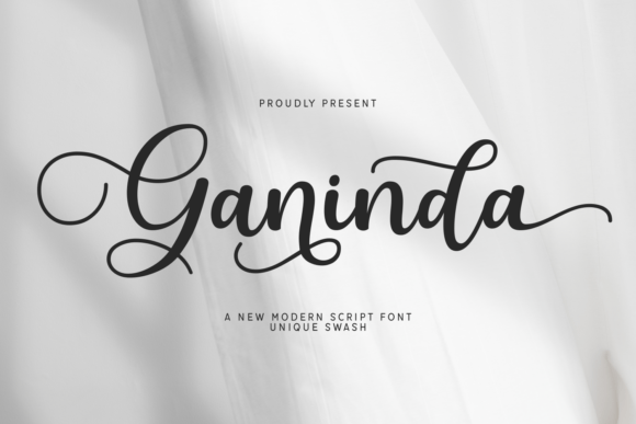 Ganinda: The Flowing Script Typeface for Handmade Branding