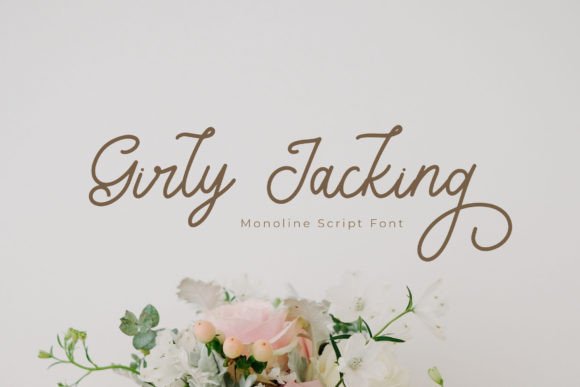 Girly Jacking: The Elegant Script Font for Your Brand Identity