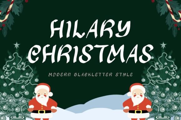 Hilary Christmas: A Handwritten Font for Editorial Elegance