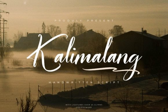 Kalimalang: A Handwritten Typeface for Editorial Design