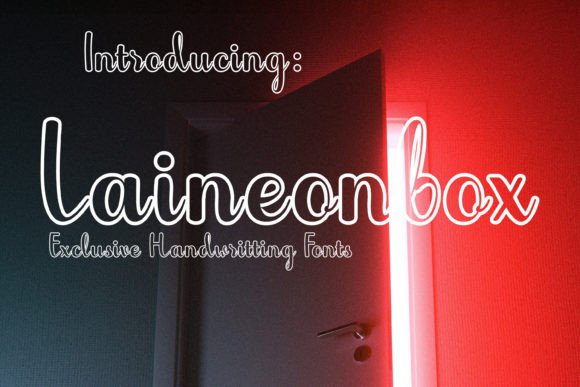 Laineonbox: The Illuminated Script Font for Handmade Brands