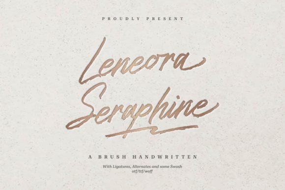 Leneora Seraphine: The Premium Script Font for Authentic Campaigns