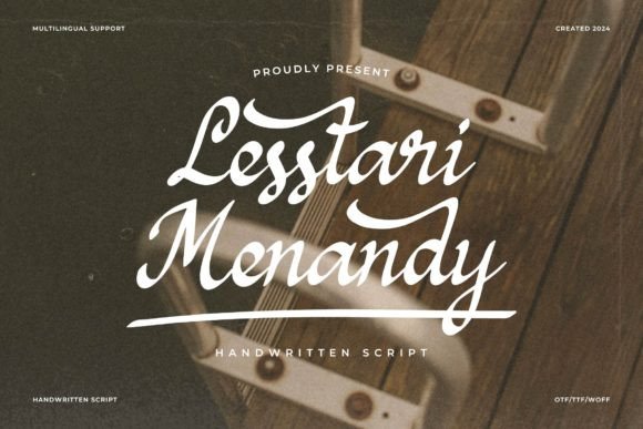 Lesstari Menandy: The Script Typeface That Elevates Campaign Creativity