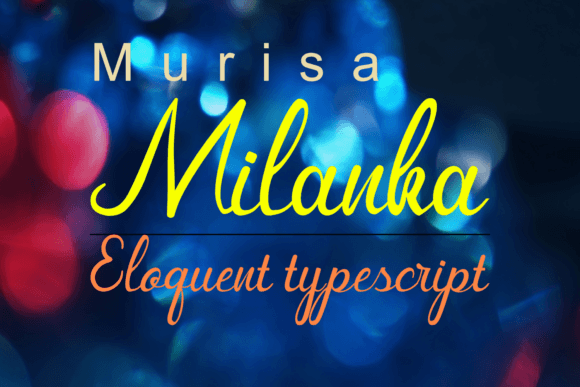 Murisa Milanka: A Delicate Handwritten Typeface for Boutique Branding