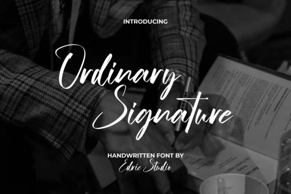 Ordinary Signature Typeface Review: Elevating Digital Brand Identity
