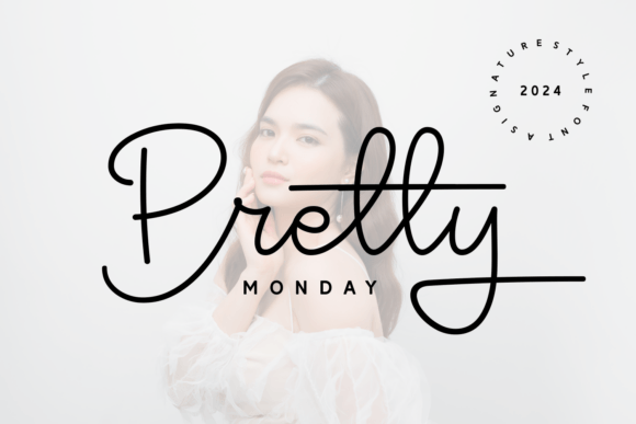 Pretty Monday: A Script Amp Typeface for Editorial Design