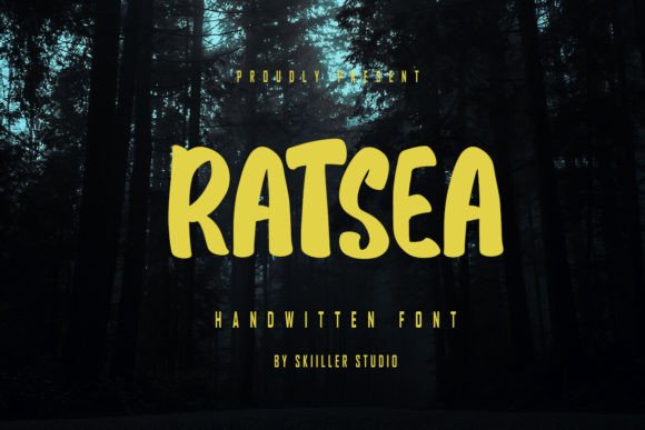 Ratsea: The Handwritten Typeface for Editorial Design and Brand Identity