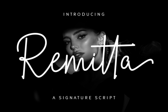 Remitta: The Signature Script Font for Scroll-Stopping Brand Content