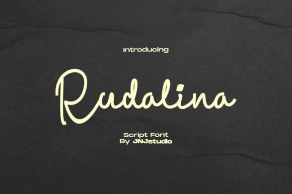 Rudalina: The Elegant Script Typeface for Sophisticated Branding