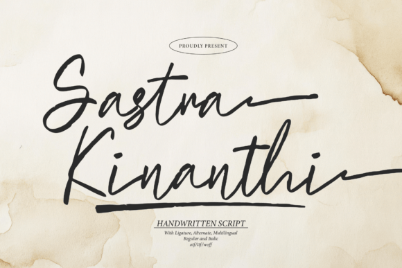 Sastra Kinanthi: The Handwritten Font for Authentic Brand Identity