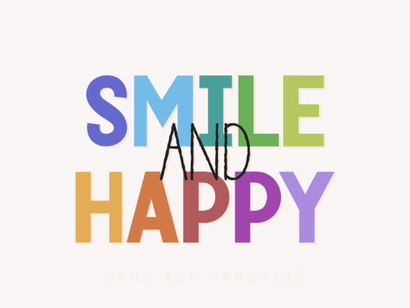 Smile and Happy: A Handwritten Font for Modern Web Design