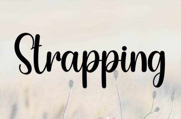 Strapping Typeface: A Designer’s Guide to Elegant Handwritten Branding