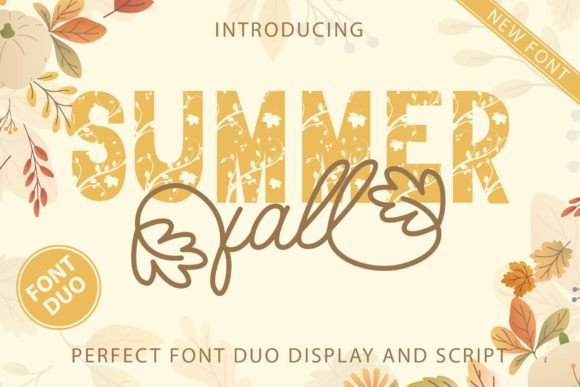 Summer Fall Duo: A Premium Typeface for Editorial Design