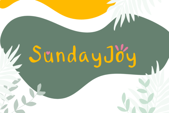 Sunday Joy Handwritten Font for Crafters and Sellers