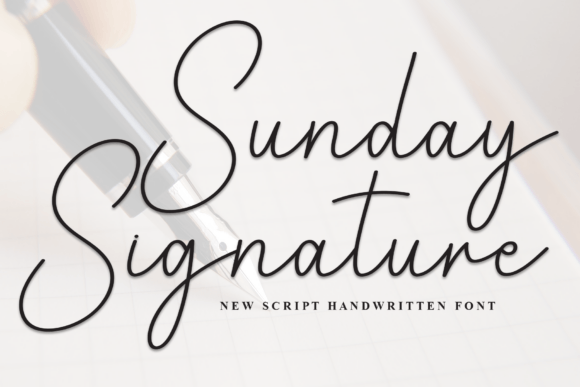 Sunday Signature: The Handwritten Typeface That Elevates Your Brand