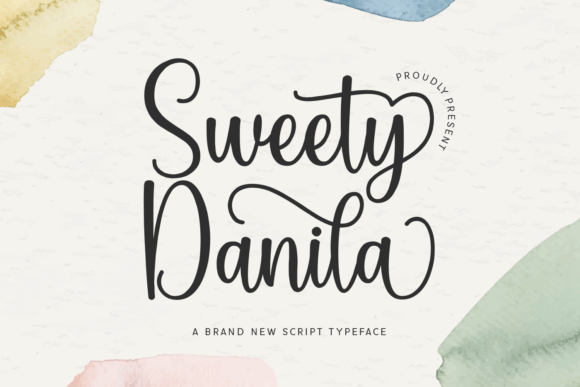 Sweety Danila: The Playful Script Font for Polished Brand Identity