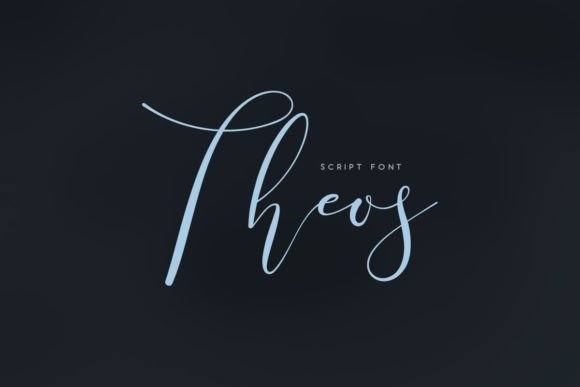 Theos: A Delicate Handwritten Typeface for Modern Web Design