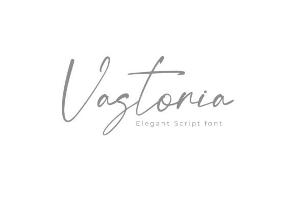 Vastoria: A Sophisticated Script Font for Elegant Craft Designs