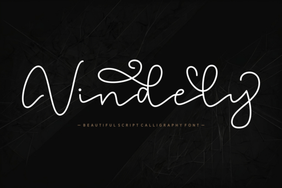 Vindely: The Elegant Script Typeface for Handmade Brands