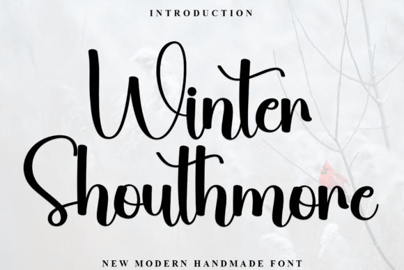 Winter Shouthmore: The Elegant Handwritten Typeface for Editorial Design