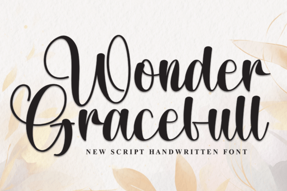 Wonder Gracefull: The Elegant Typeface for Polished Brand Identity